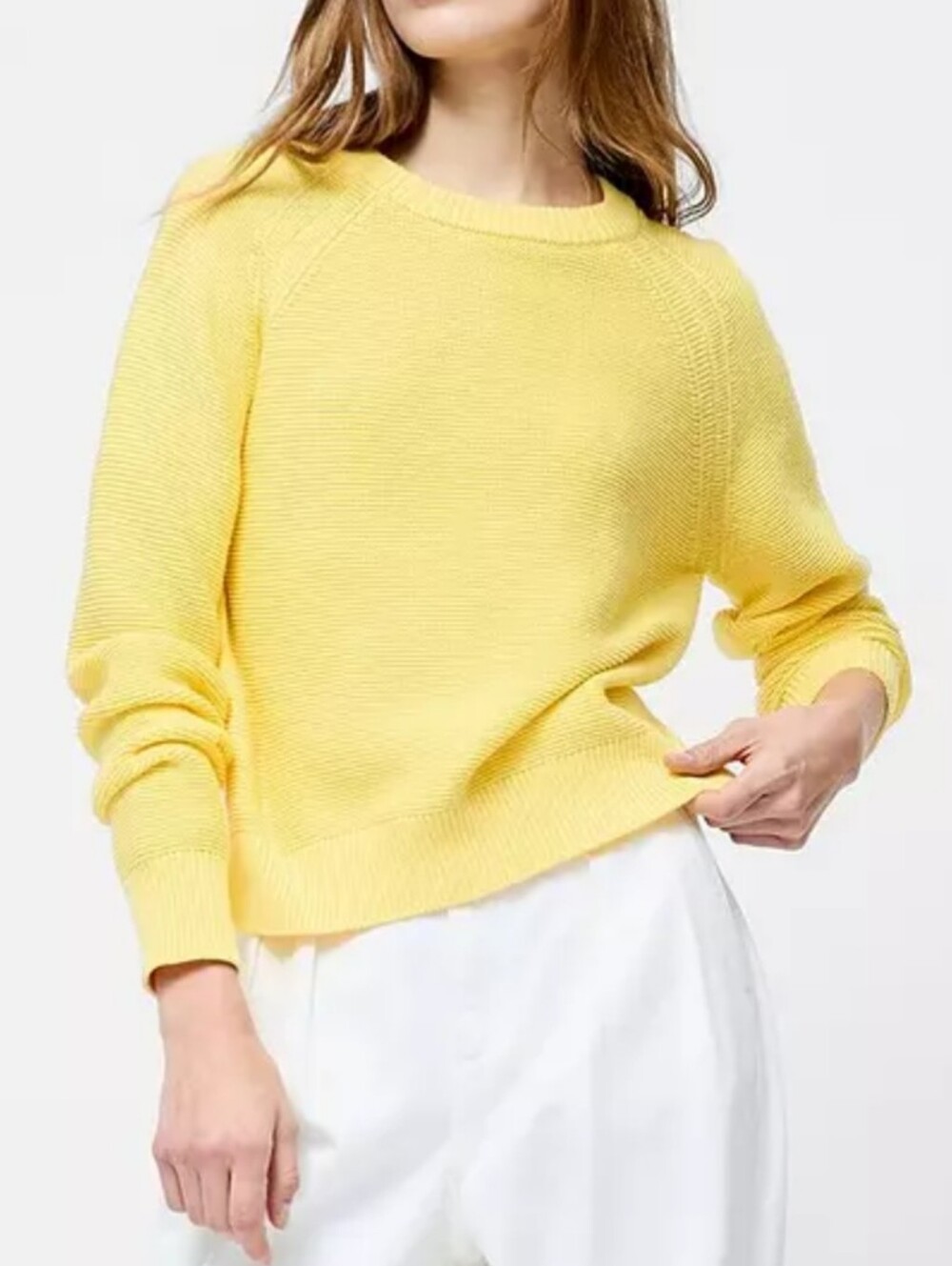 French Connection Lemon Crewneck Sweater